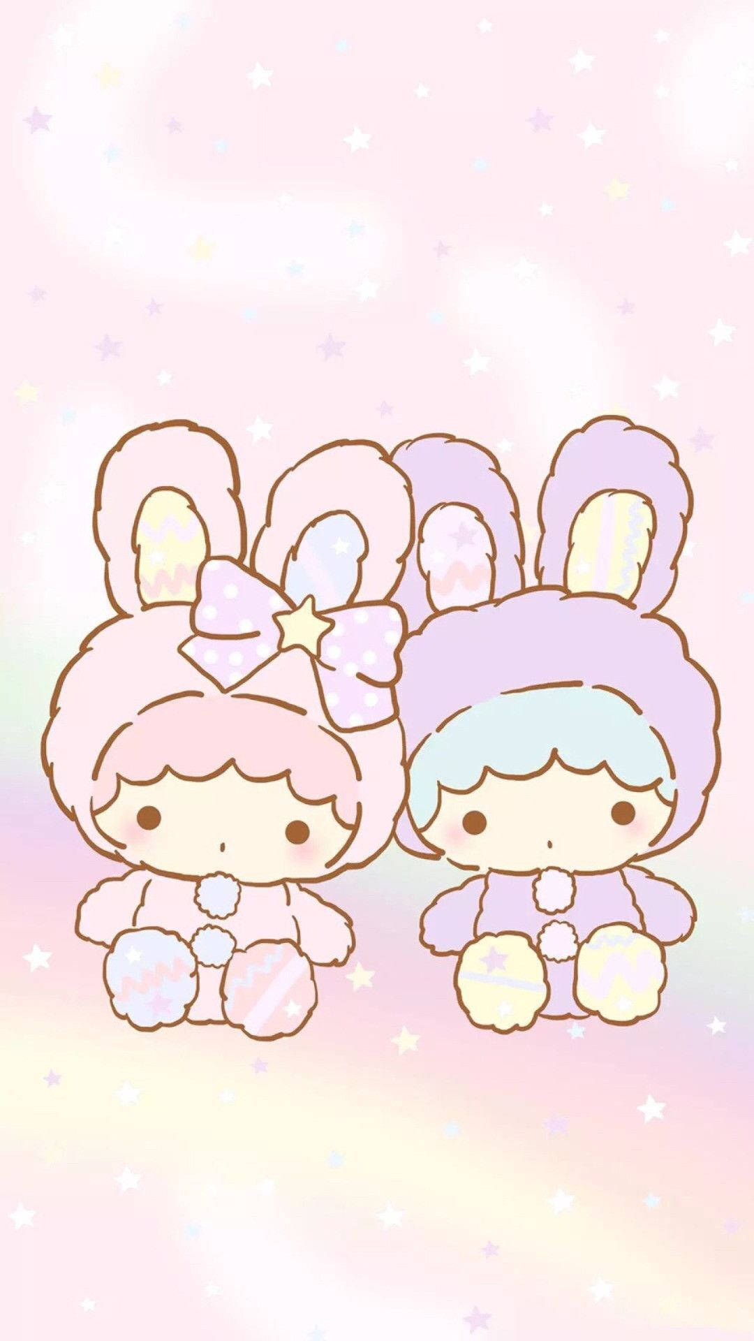 لیتل توین استارز کیوت آیپد — Sanrio گیف والپیپر