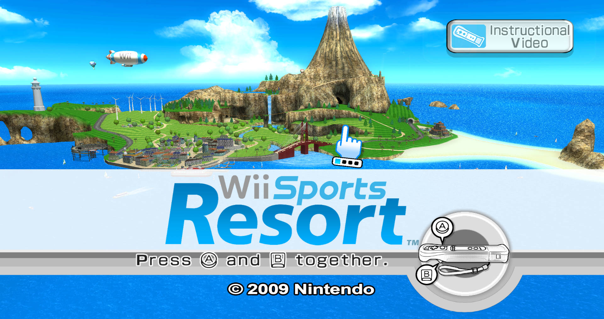 ویدیوی آغازین بازی Wii Sports Resort والپیپر