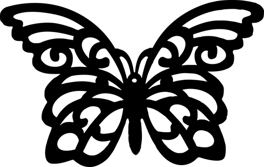 پروانه سیاه روی زمینه تیره والپیپر