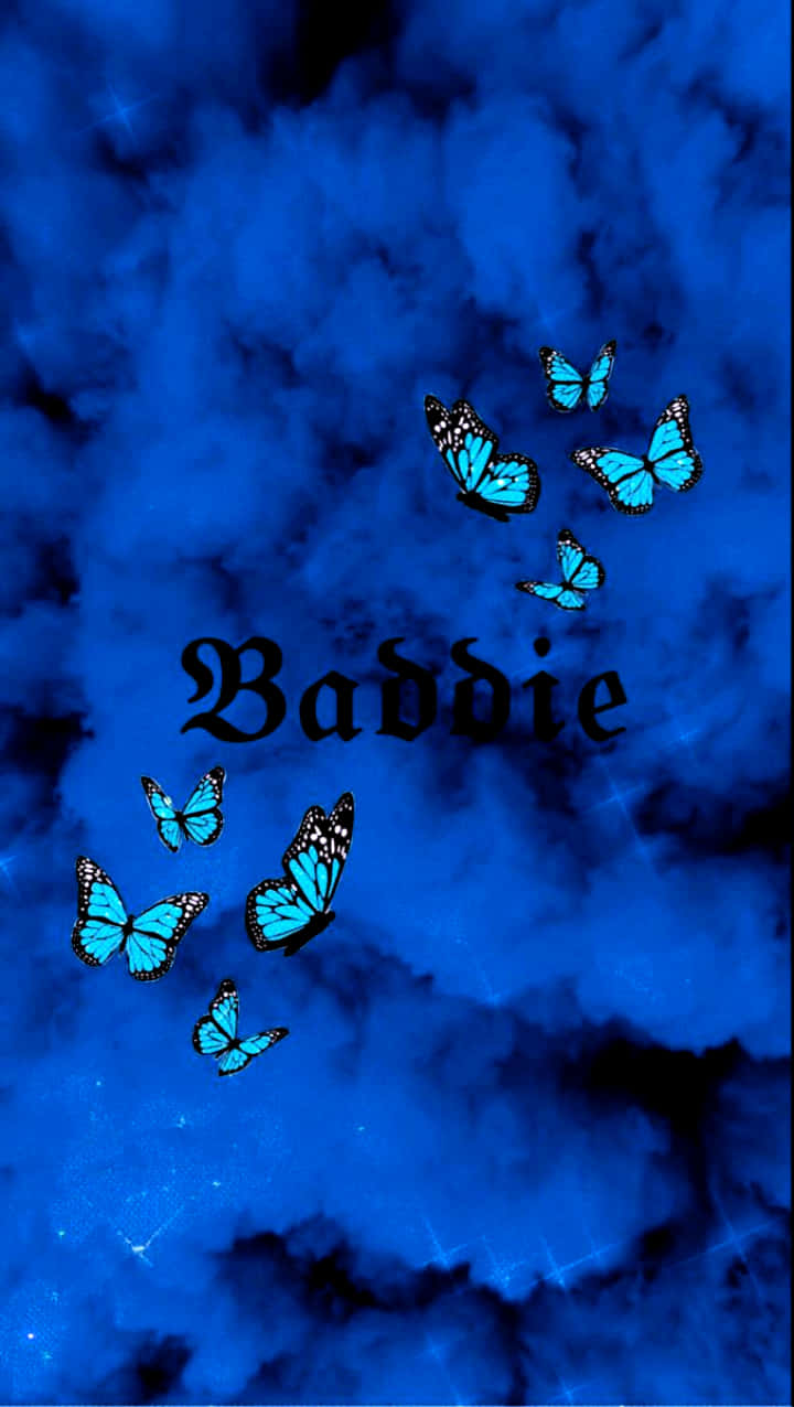 پروانه‌ها و دود آبی بدی والپیپر