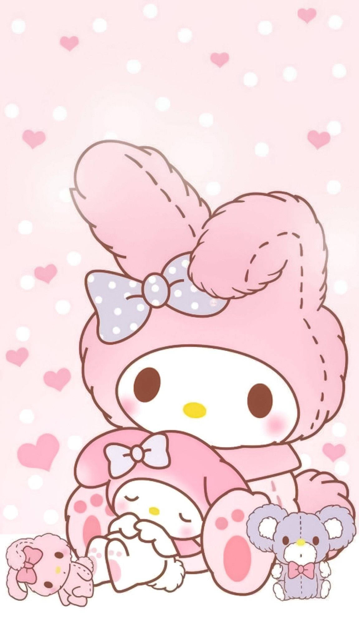 پروفایل ملودی من با اسباب‌بازی‌ها — Sanrio گیف والپیپر