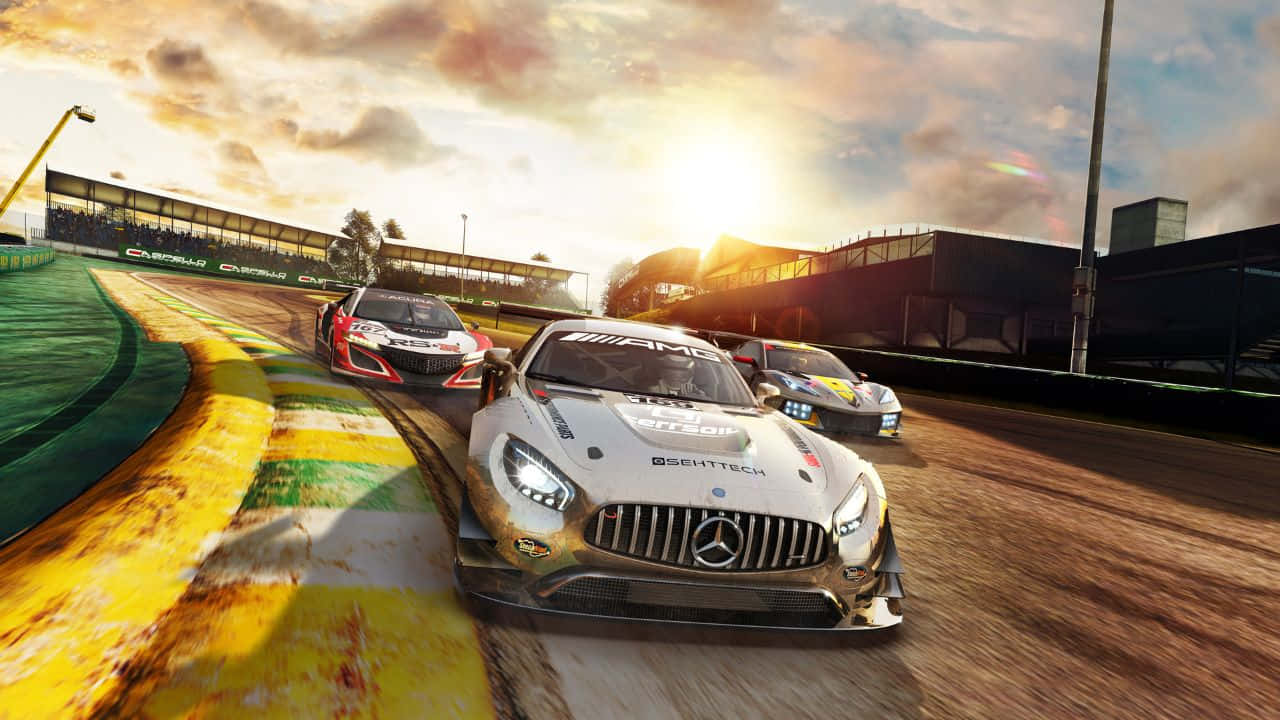 پس‌زمینه Project Cars با آسمان آفتابی 720p والپیپر