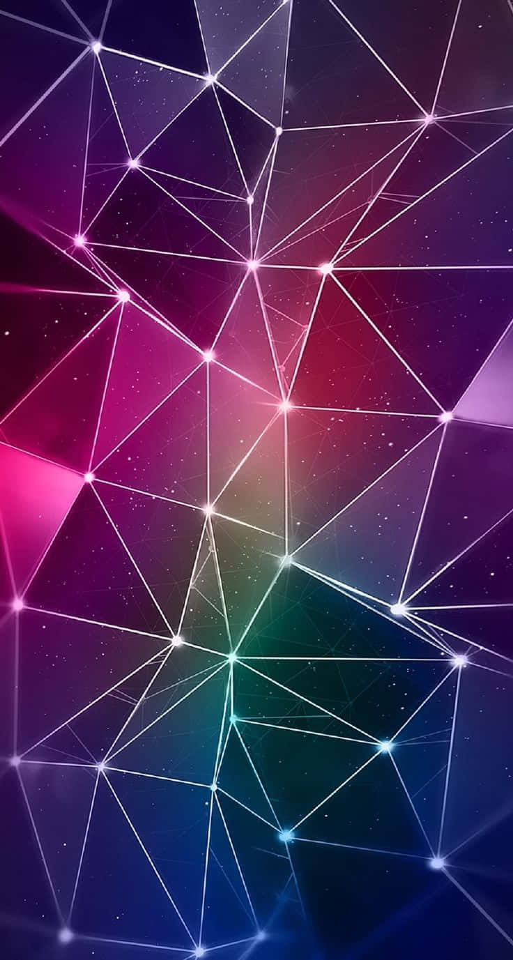 پس‌زمینه تلفن خطوط انتزاعی HD والپیپر
