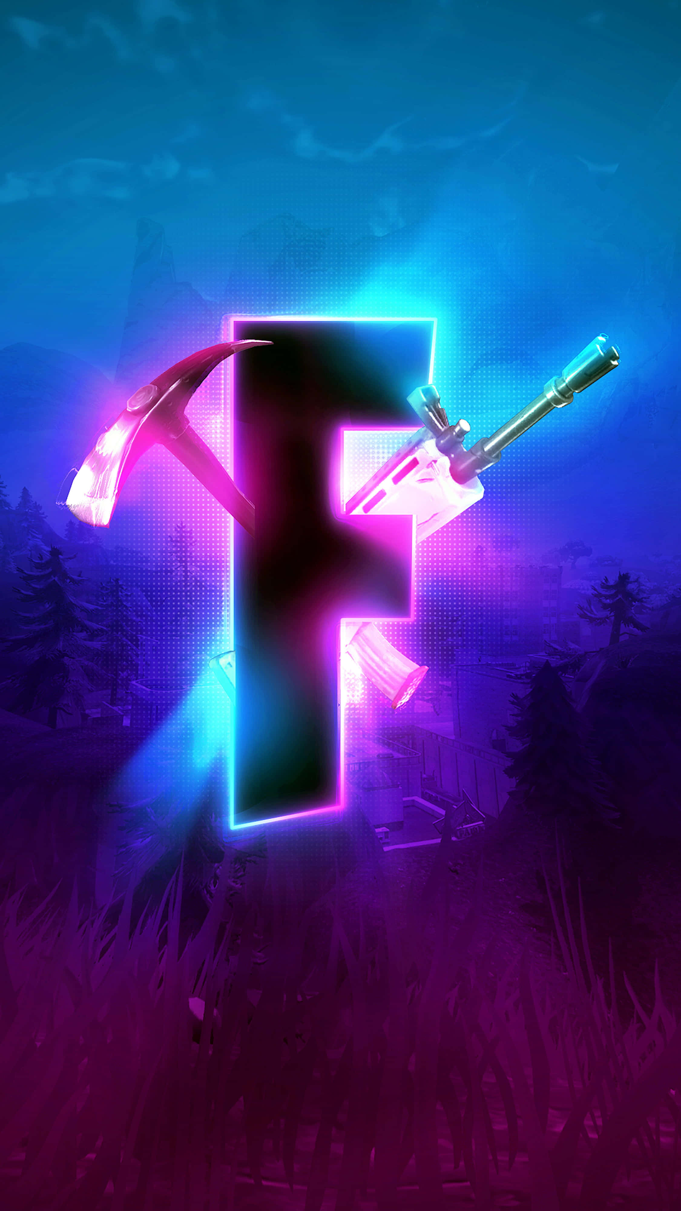 پس‌زمینه جذاب فورتنایت والپیپر