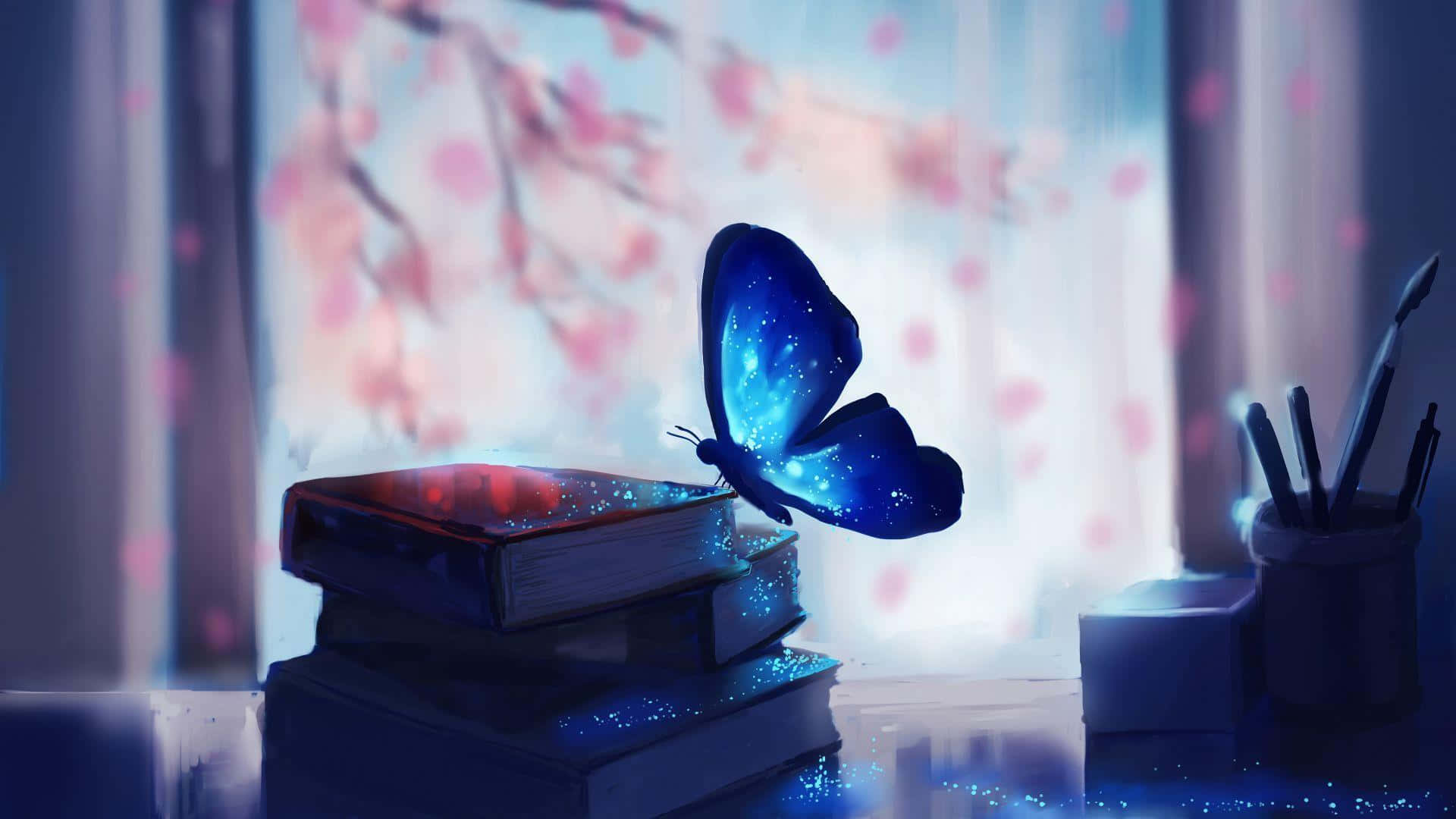 پس‌زمینه پروانه زیبای جذاب والپیپر