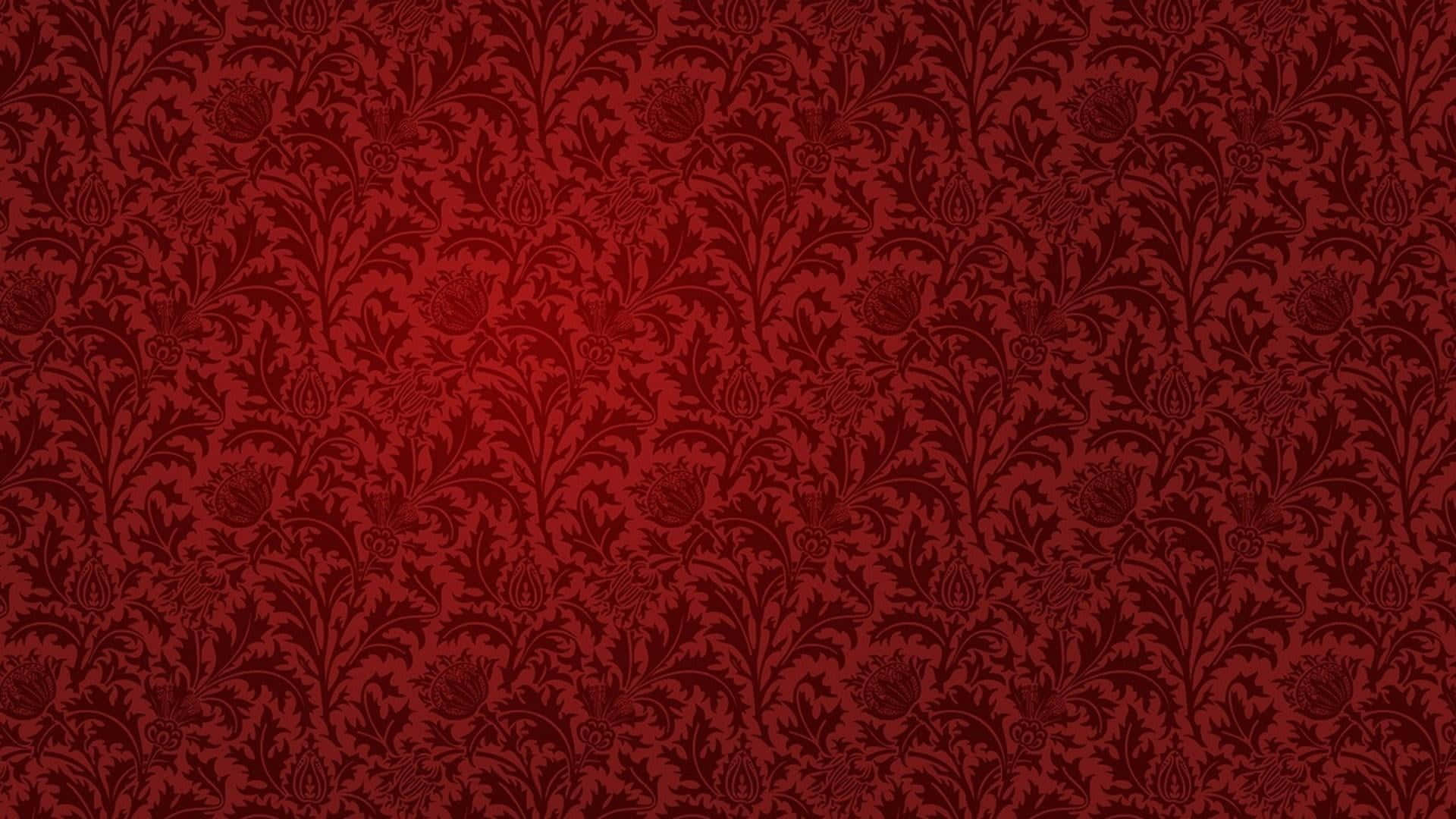 پس‌زمینه گلدار تیره و جذاب والپیپر