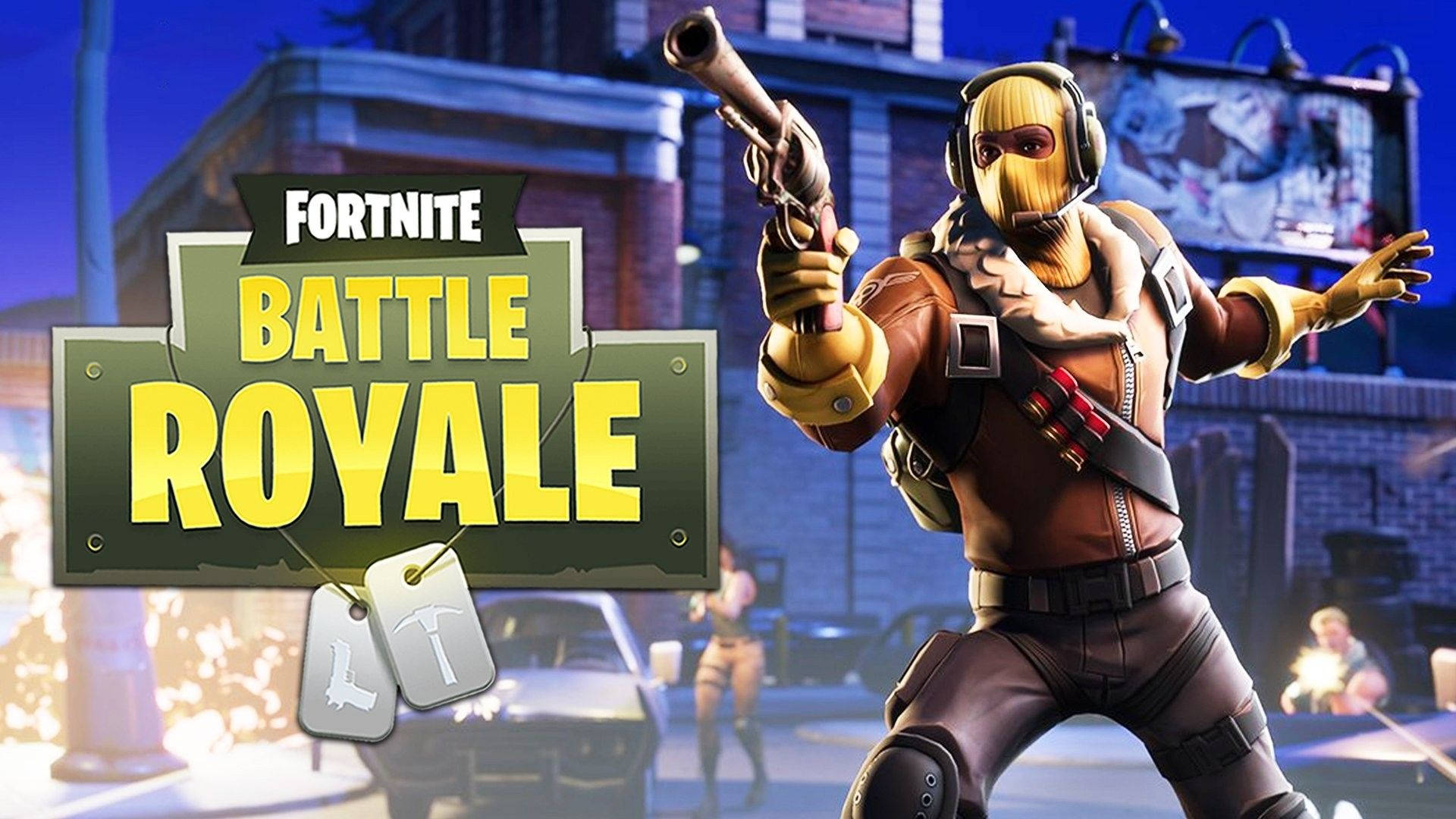پوست زرد جذاب فورتنایت بتل رویال والپیپر
