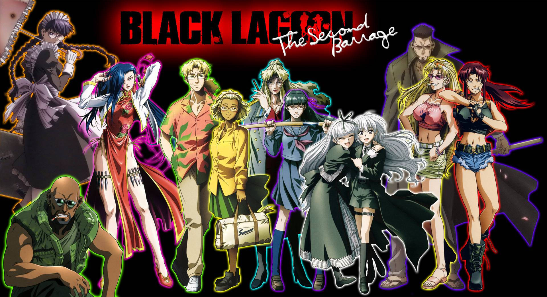 پوستر انیمه Black Lagoon Second Barrage والپیپر