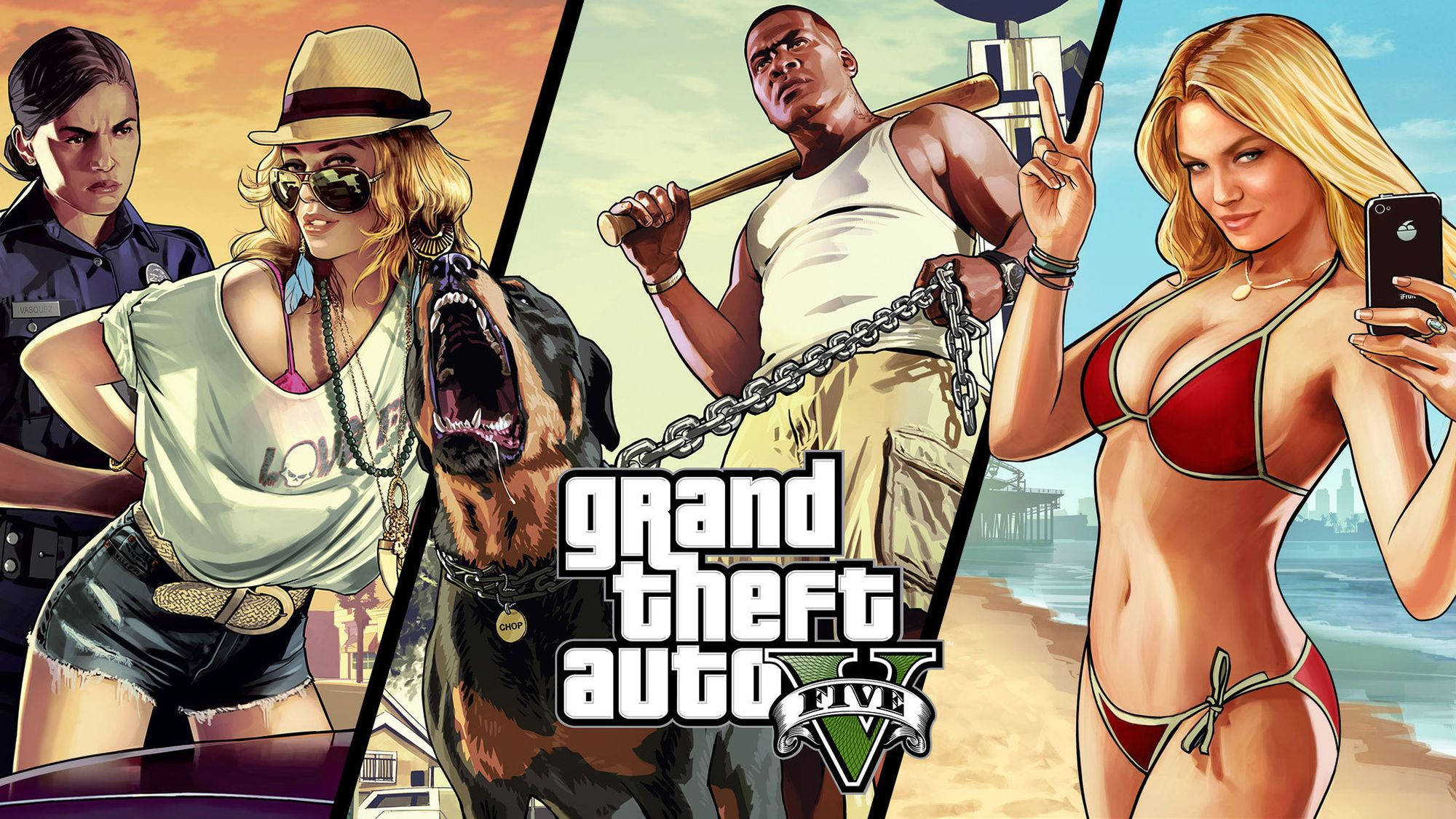 پوستر پنل جذاب GTA والپیپر