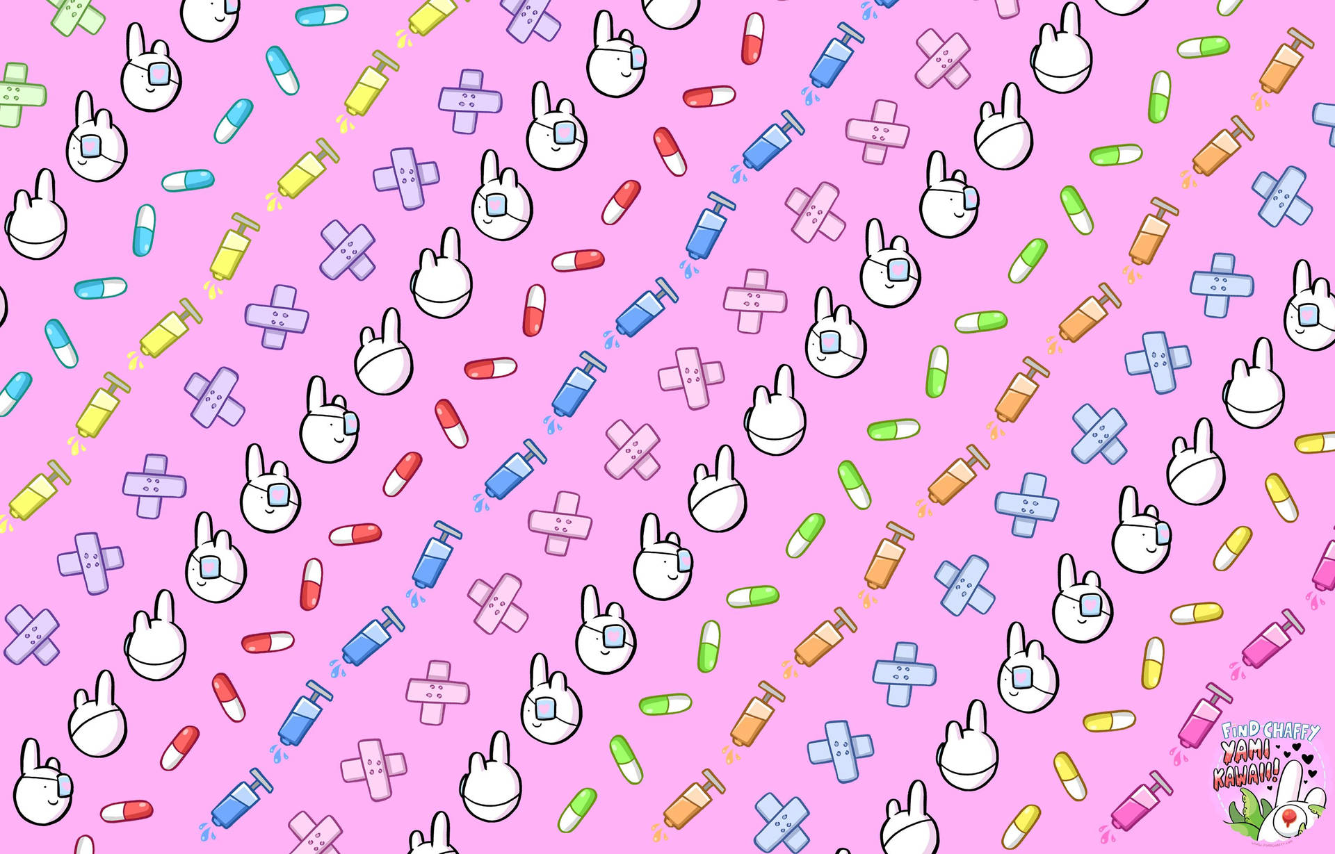 تصویر زمینه از شخصیت گرد و بامزه Find Chaffy.