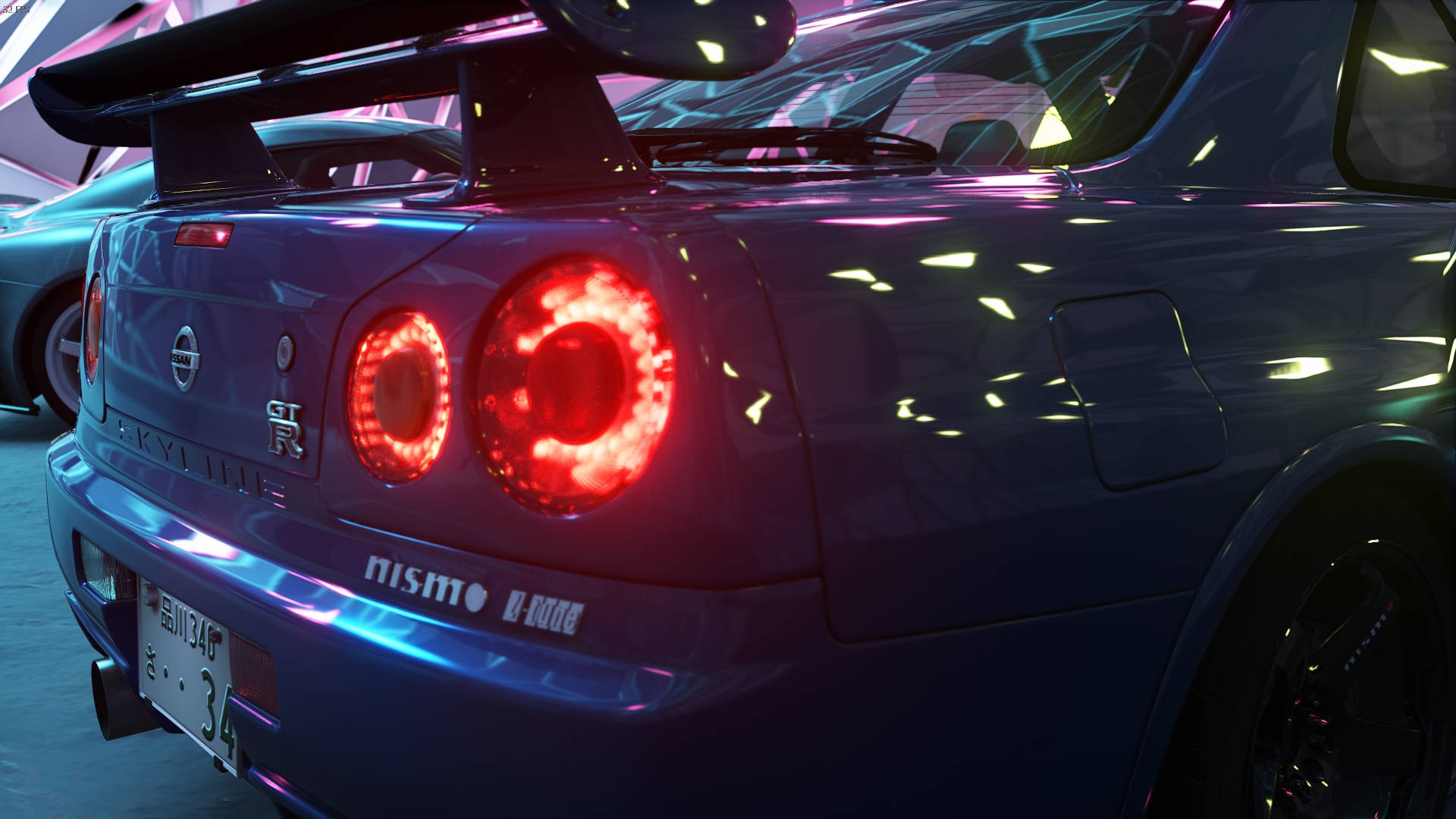 والپیپر HD بازی ویدیویی Assetto Corsa Skyline | تصویر پس‌زمینه — ماشین متحرک والپیپر