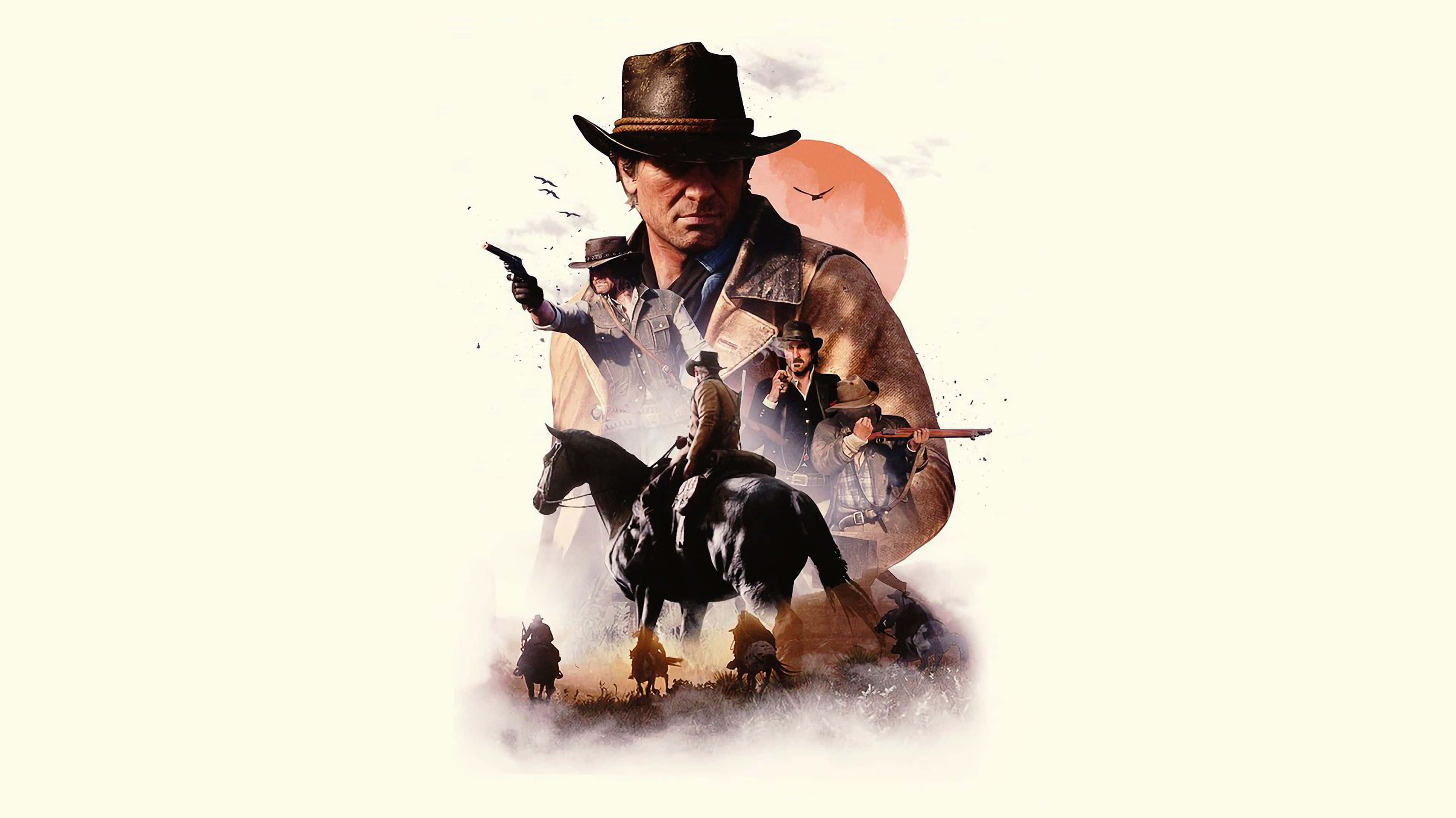 چشم‌انداز جذاب وسترن از Red Dead Redemption 2 والپیپر