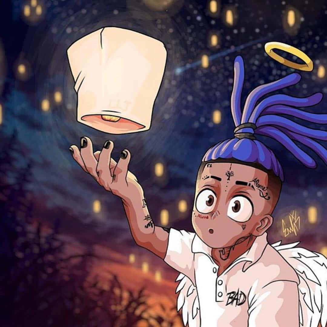 کارتون بامزه Xxxtentacion PFP والپیپر
