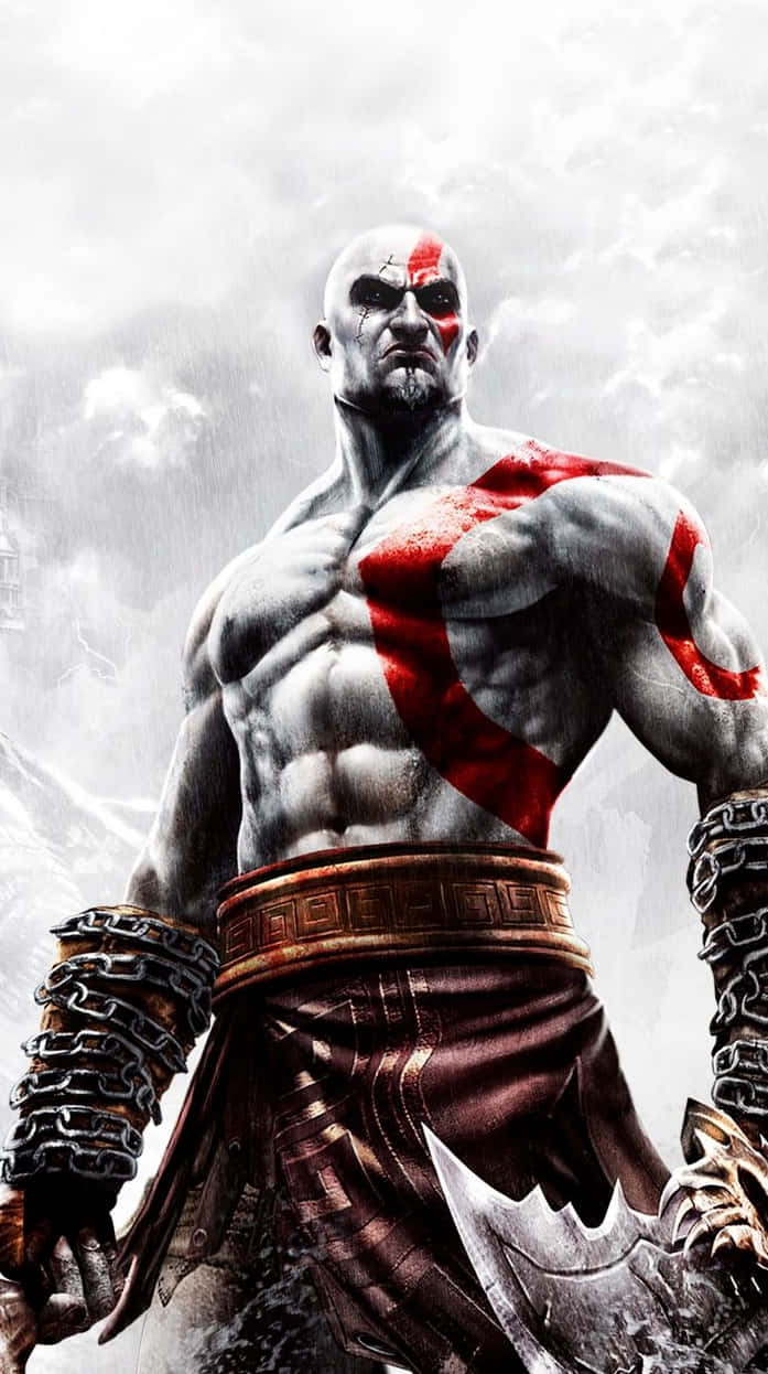 کرتوس زیباییشناسی سفید God Of War III والپیپر