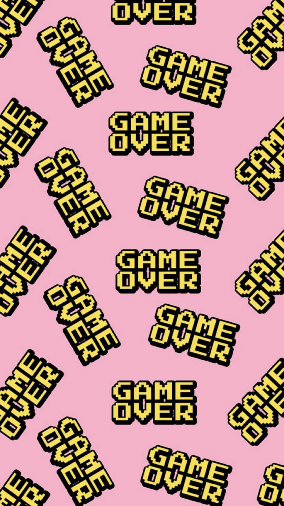 والپیپر کلمات زیبای Game Over — جملات زیبا متحرک والپیپر