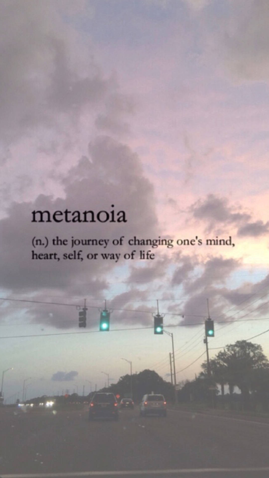 والپیپر کلمه زیباشناختی Metanoia — کلمات زیبا والپیپر