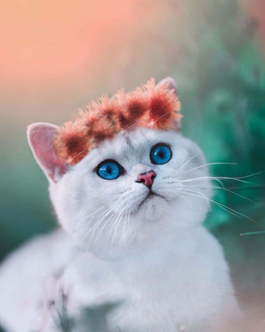 گربه‌ای با جذابیت زیبایی‌شناختی والپیپر