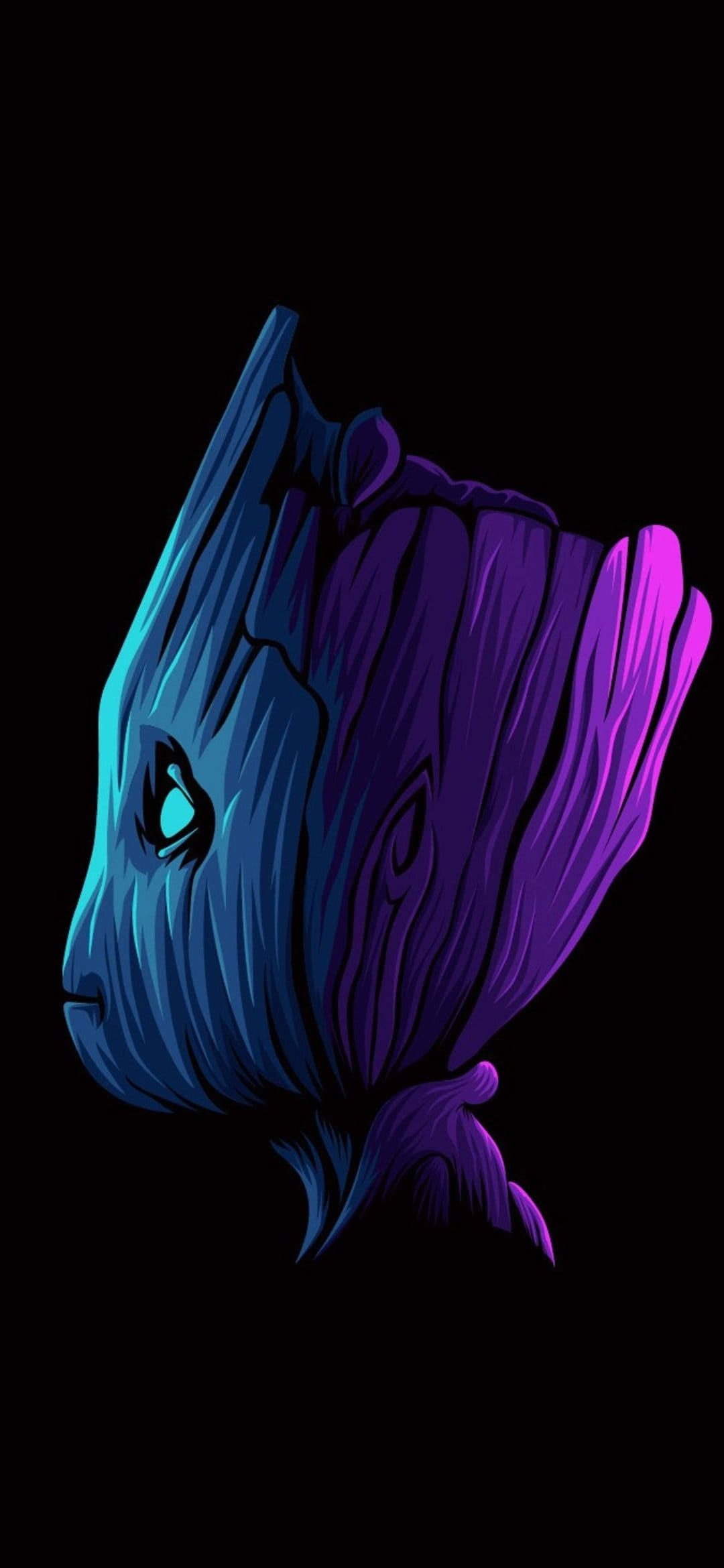 گرت سیاه AMOLED والپیپر