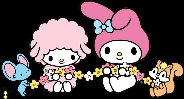 Http Www Co Images My Melody Risu - Hello Kitty And Friends Png, Transparent Png — قهوه‌ای استتیک والپیپر