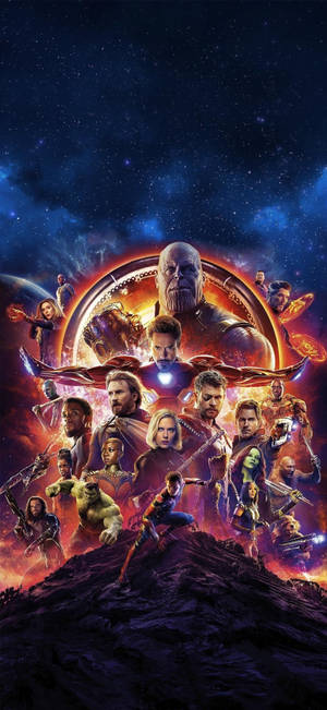 4K Marvel تلفن همراه — فضا والپیپر