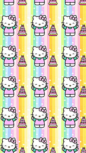 Hello Kitty با رنگ‌های پاستلی ناز