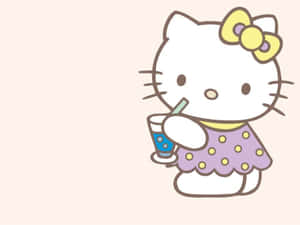 لپ‌تاپ Hello Kitty — Hello kitty گیف والپیپر