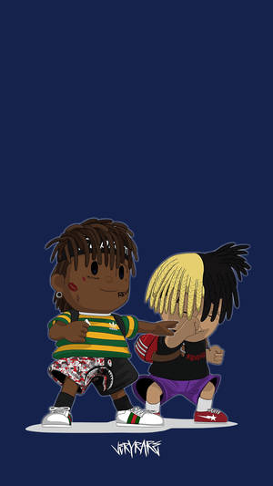 XXXTentacion و Juice Wrld انیمه — انیمه کاپل گیف والپیپر
