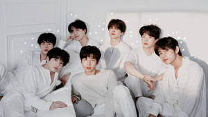 اعضای دسکتاپ BTS در لباس سفید — Bts دسکتاپ والپیپر