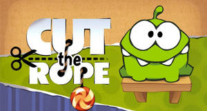 والپیپر بازی Cut The Rope قورباغه کاوایی — کاوایی انیمه والپیپر