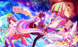 پس‌زمینه No Game No Life — ノーゲーム・ノーライフ والپیپر