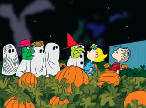 تصاویر هالووین چارلی براون — چارلی براون هالووین والپیپر