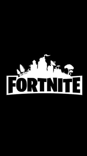 لوگوی جذاب فورتنایت — سیاه والپیپر