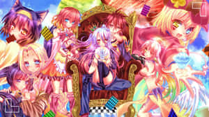 پس‌زمینه No Game No Life — ノーゲーム・ノーライフ والپیپر