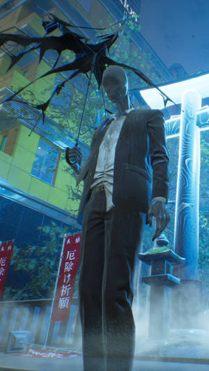 والپیپر راه‌روی باران Ghostwire Tokyo