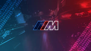 رد تایر خودروها لوگوی BMW M — بی‌ام‌و والپیپر