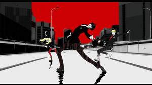 والپیپر رقص انیمه Persona 5 — رقص انیمه والپیپر