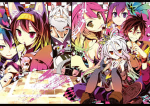 پس‌زمینه No Game No Life — ノーゲーム・ノーライフ والپیپر