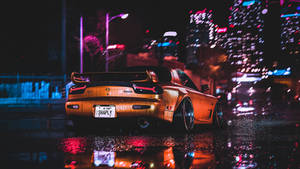 زیبایی‌شناسی JDM مزدا RX-7 — ماشین متحرک والپیپر