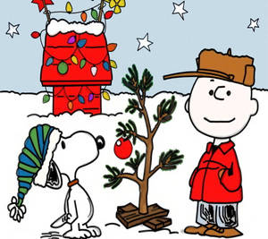 والپیپر ستاره‌های کریسمس Snoopy