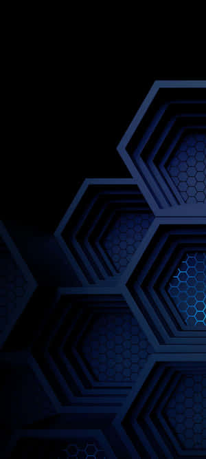 Amoled آبی — آیفون آبستره والپیپر