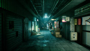 والپیپر فروشگاه‌های متروی Ghostwire Tokyo