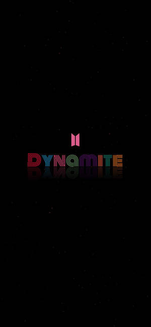 لوگوی ساده مشکی BTS Dynamite — زیبای bts والپیپر