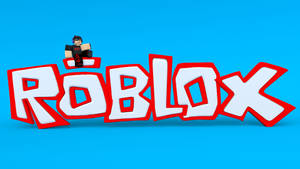 والپیپر سه‌بعدی جذاب از کاور بازی Roblox با پس‌زمینه آبی