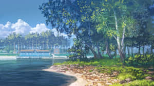 پس‌زمینه منظره انیمه — منظره انیمه والپیپر