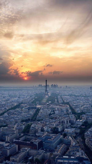والپیپر نمای آسمانی پاریس — نمای آسمان والپیپر