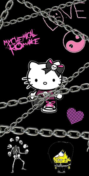 هلو کیتی ایمو — Hello kitty گیف والپیپر