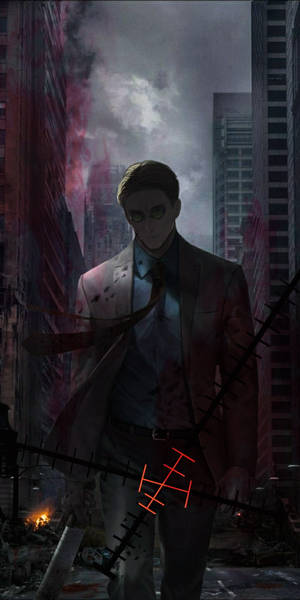 Nanami Kento Jujutsu Kaisen آیفون — پسر انیمه‌ای والپیپر