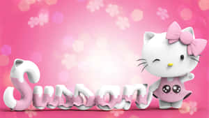 پس‌زمینه Hello Kitty — Sanrio گیف والپیپر