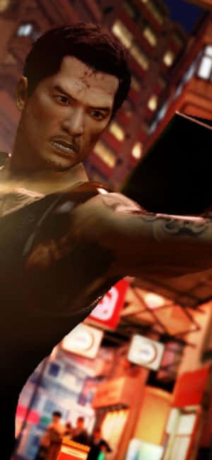 پس‌زمینه بازی Sleeping Dogs برای آیفون Xs