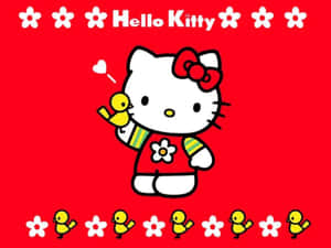 پس‌زمینه هلو کیتی — Sanrio گیف والپیپر